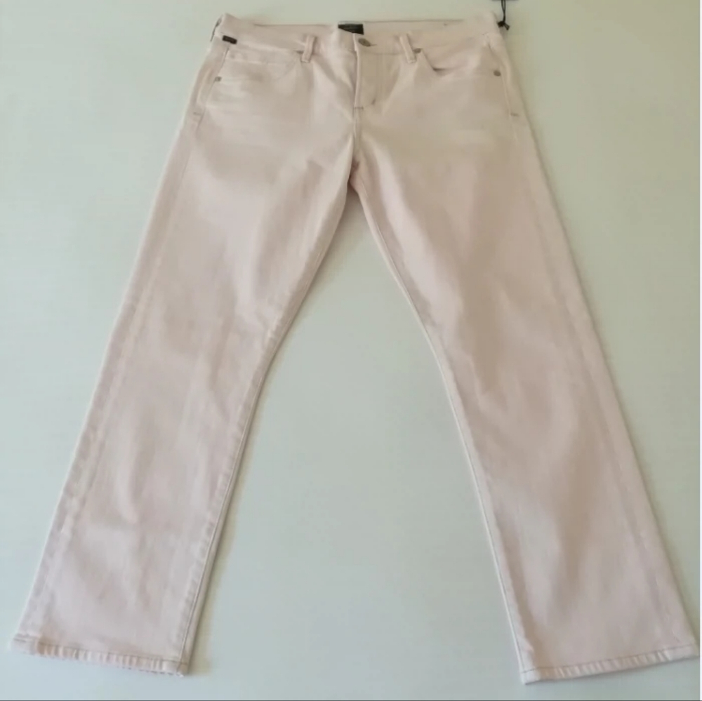 CITIZENS OF HUMANITY Pale Pink Boy Friend Jeans